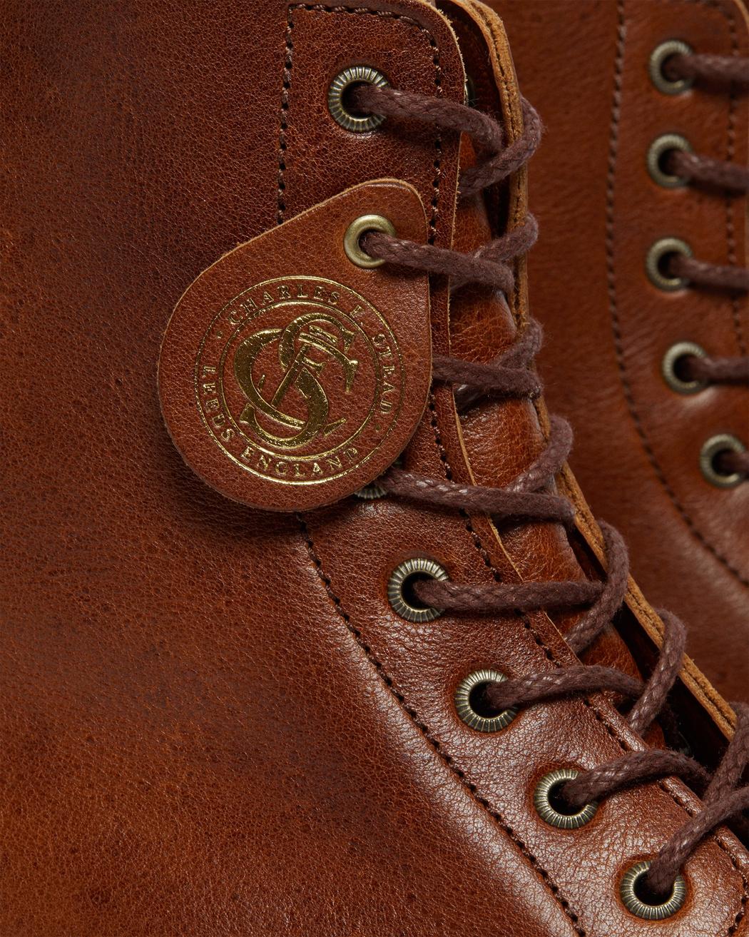 1460 PASCAL COGNAC TAN CULATTA FULL GRAIN MIE BOOT