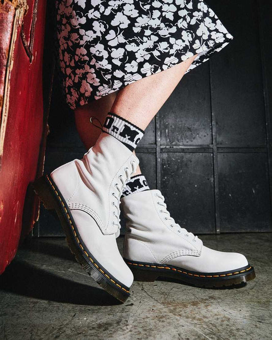 1460 PASCAL VIRGINIA OPTICAL WHITE BOOTS