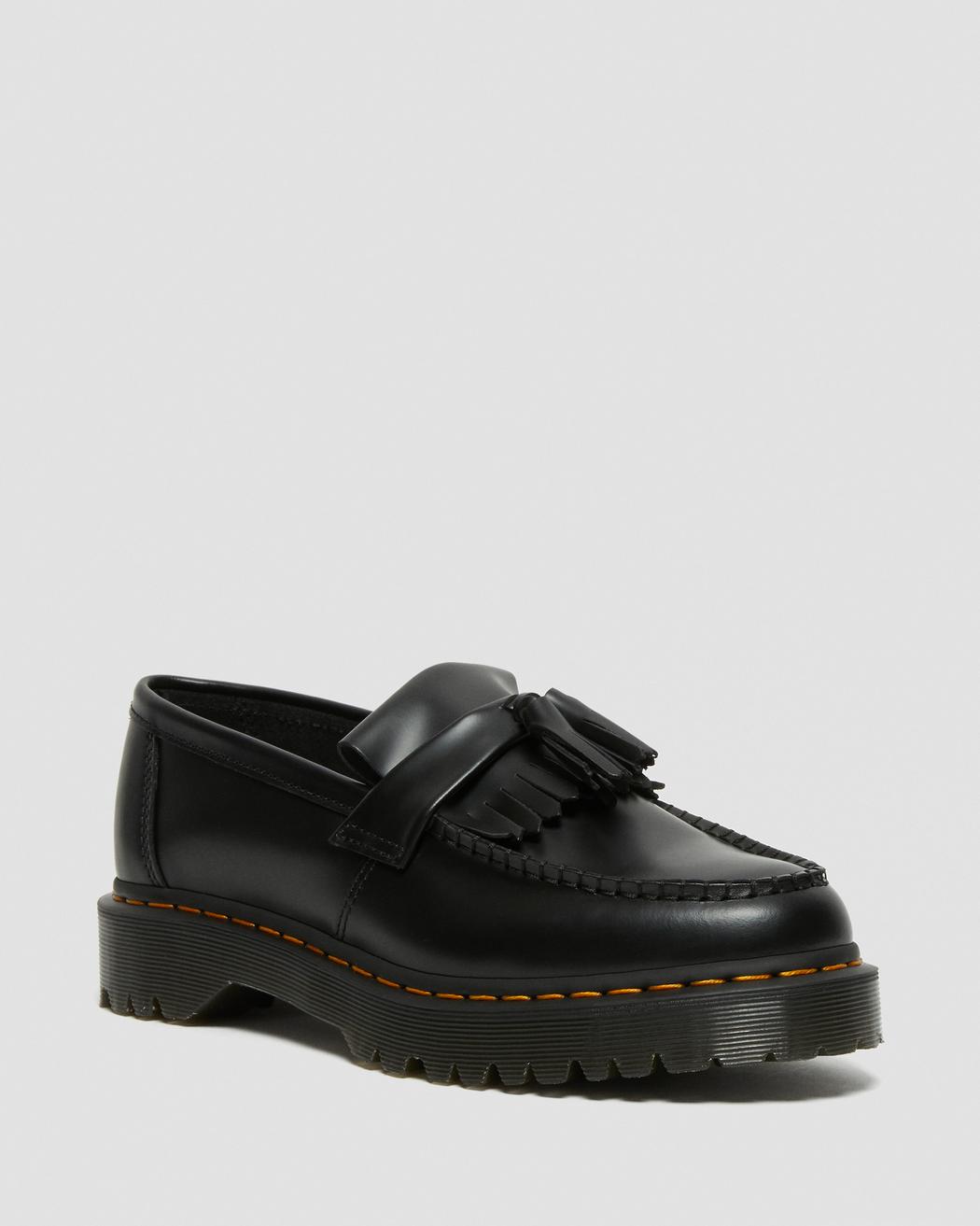 ADRIAN BEX SMOOTH LEATHER TASSEL LOAFERS