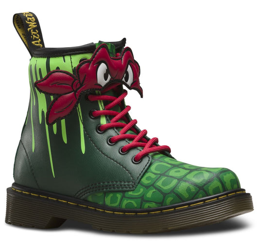 1460 KIDS TMNT RAPH J DMS GREEN T LAMPER BOOT