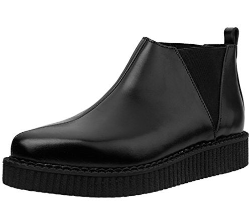 T.U.K BLACK CHELSEA POINT BOOT CREEPER