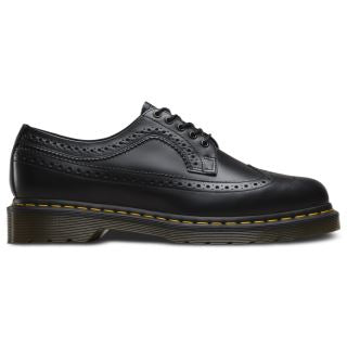3989 BLACK SMOOTH YELLOW STITCH OXFORD