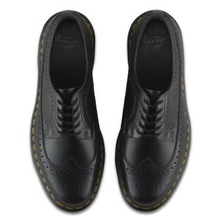 3989 BLACK SMOOTH YELLOW STITCH OXFORD