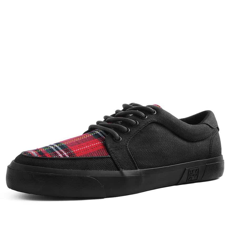 T.U.K BLACK CANVAS / TARTAN NO-RING VLK SN