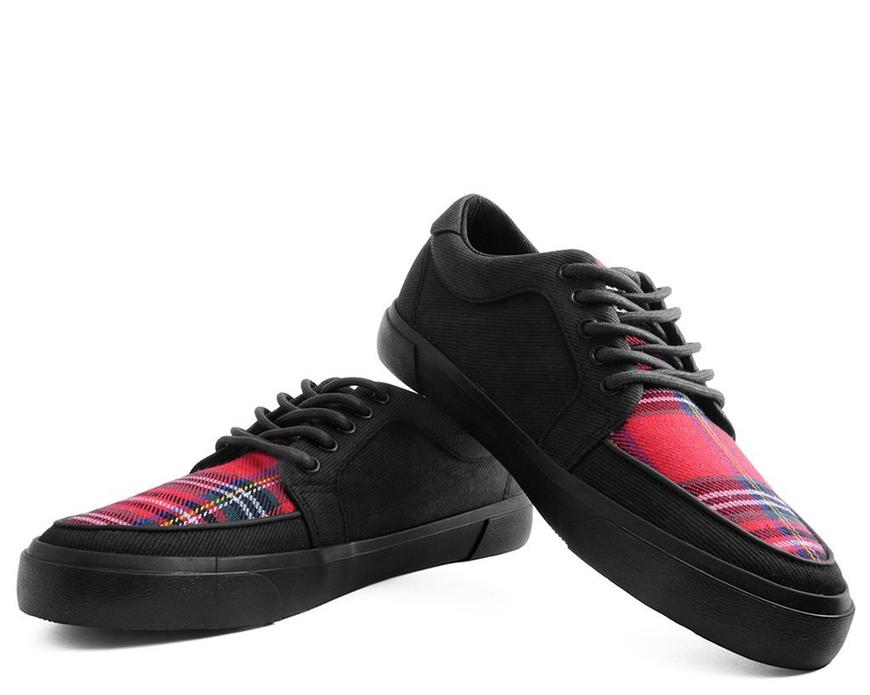 T.U.K BLACK CANVAS / TARTAN NO-RING VLK SN