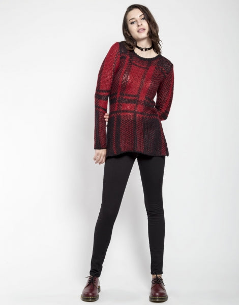 PLAID SWEATER