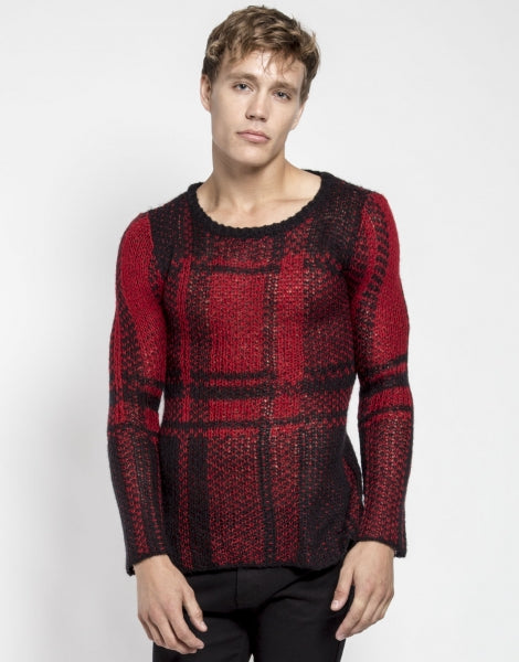 PLAID SWEATER
