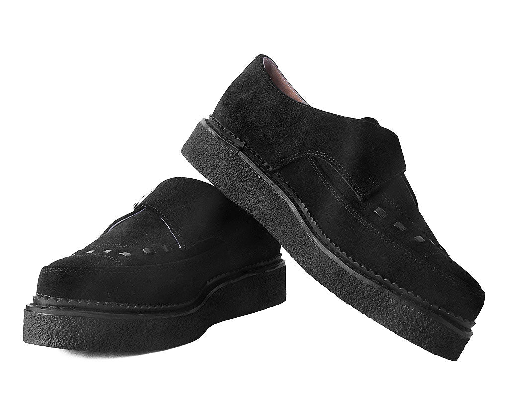 T.U.K BLACK SUEDE POINT 1970 ORIGINAL CREEPER