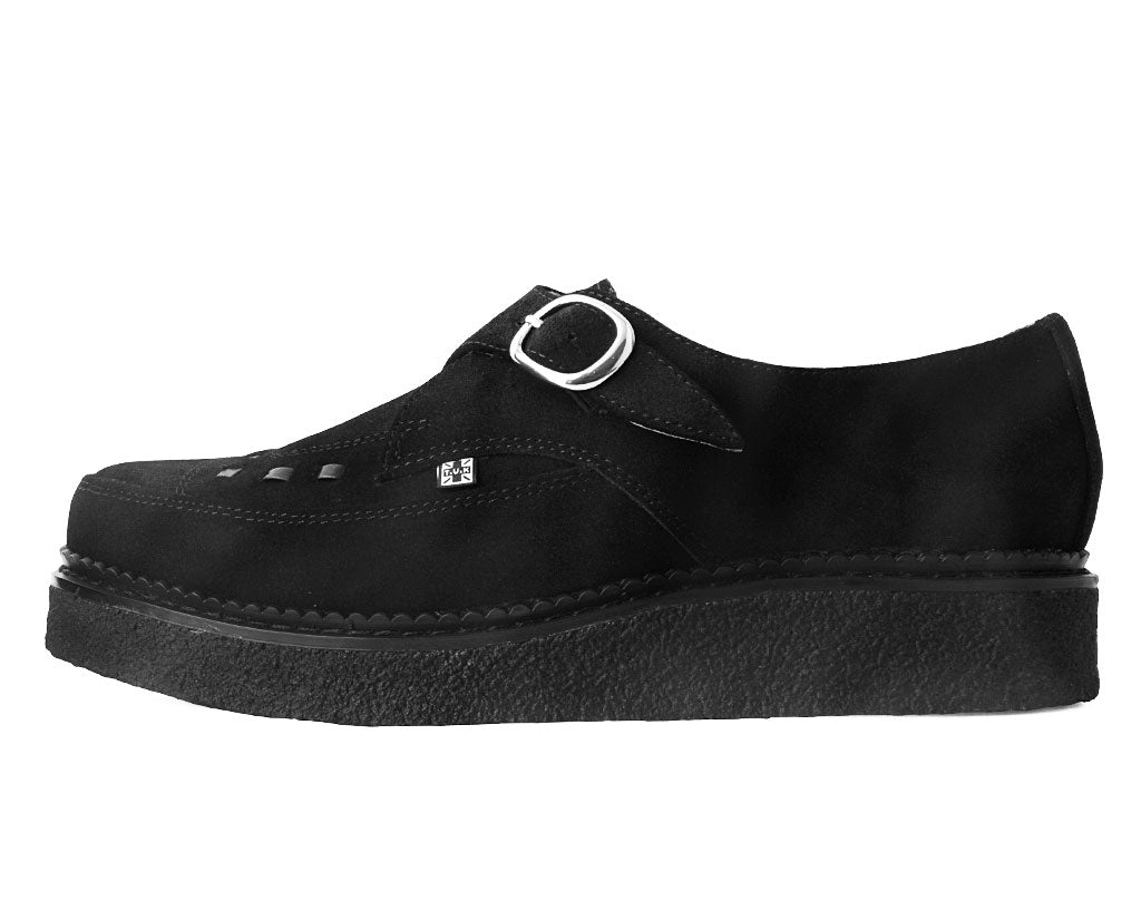 T.U.K BLACK SUEDE POINT 1970 ORIGINAL CREEPER