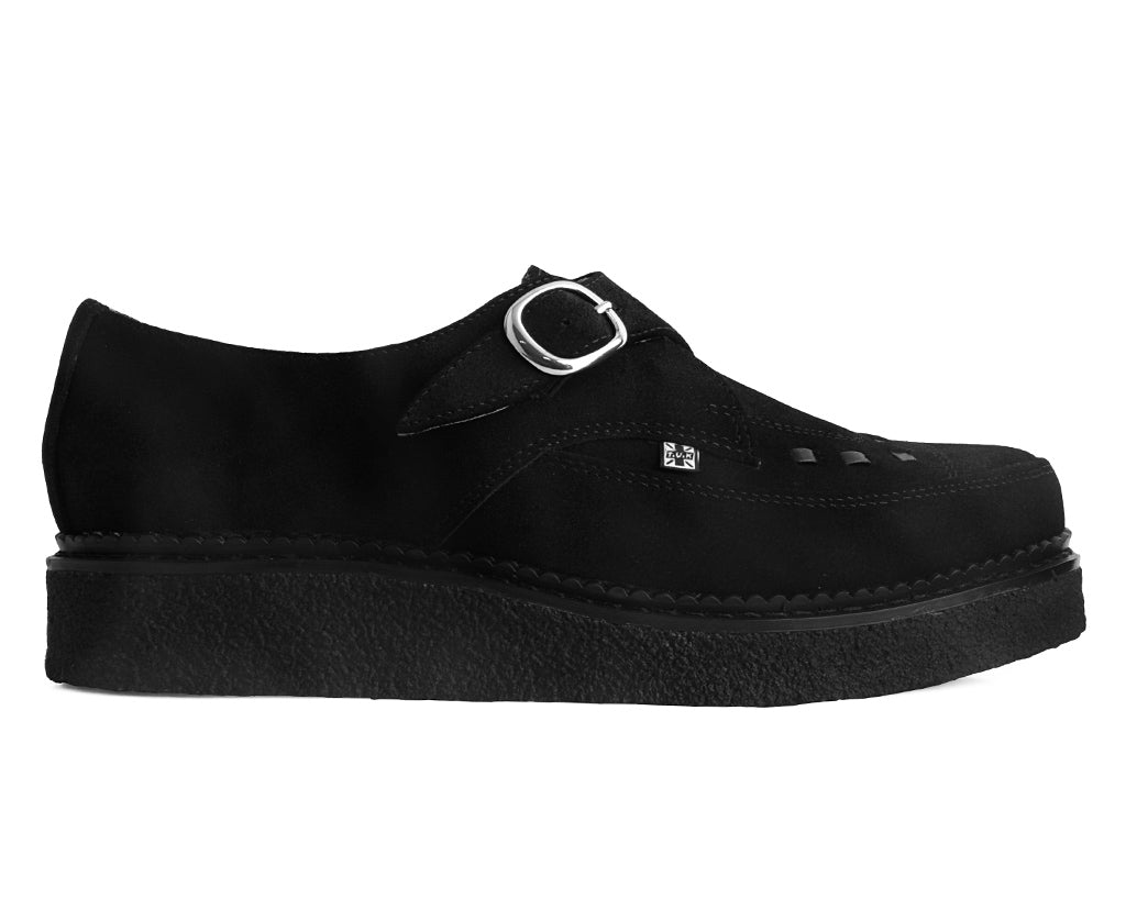 T.U.K BLACK SUEDE POINT 1970 ORIGINAL CREEPER