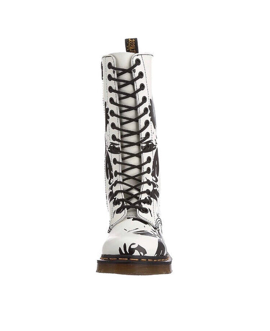 PETULA BLOOM WHITE LAMPER BOOT