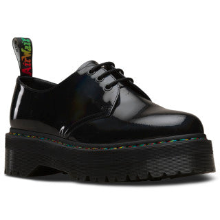 1461 Quad Black Rainbow Platform Oxford Shoe – Posers Hollywood
