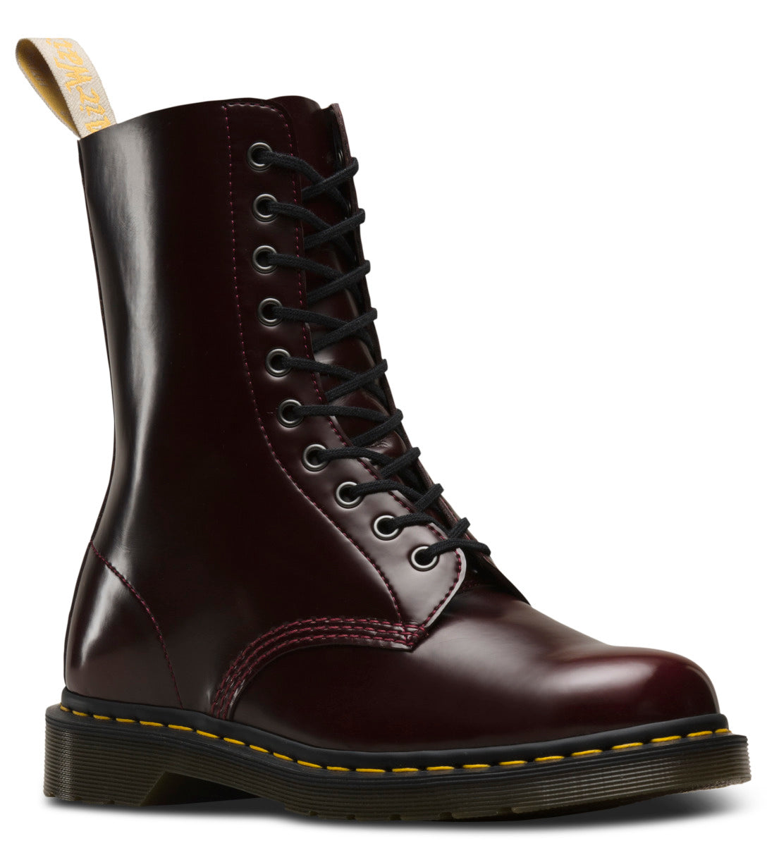 1490 Vegan Cherry Red Oxford Rub Off Boot – Posers Hollywood