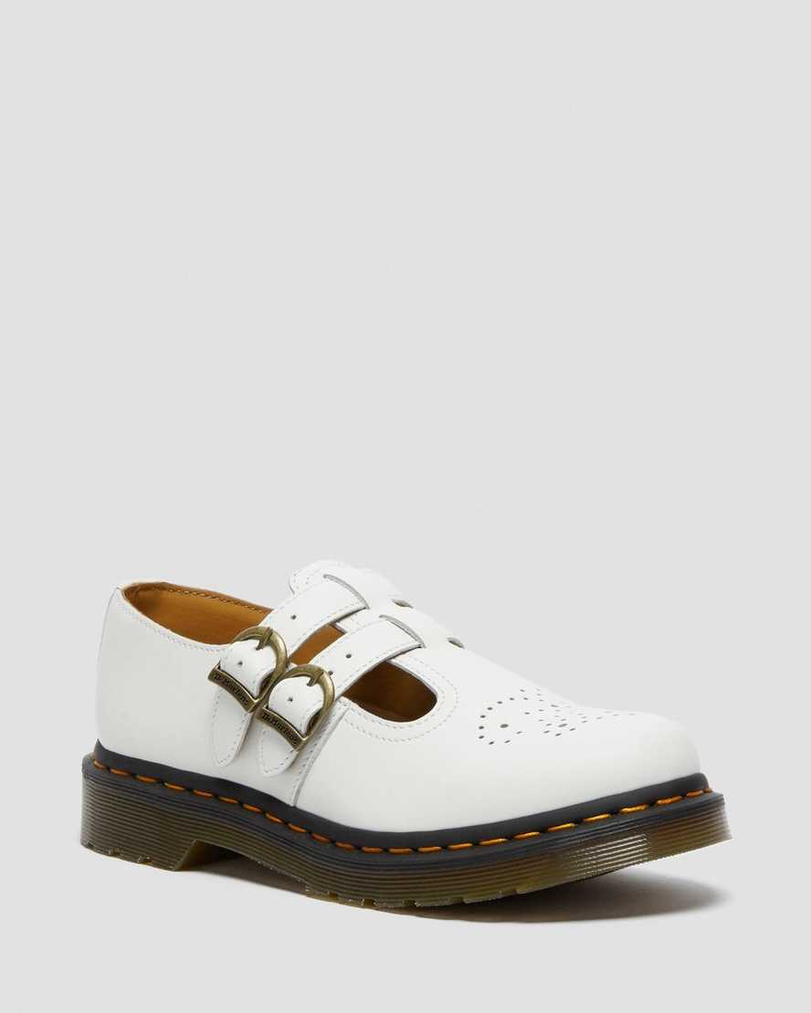 Dr. Martens 8065 Mary Jane Shoes - White Dr. Martens 8065 Mary Jane Shoes - White