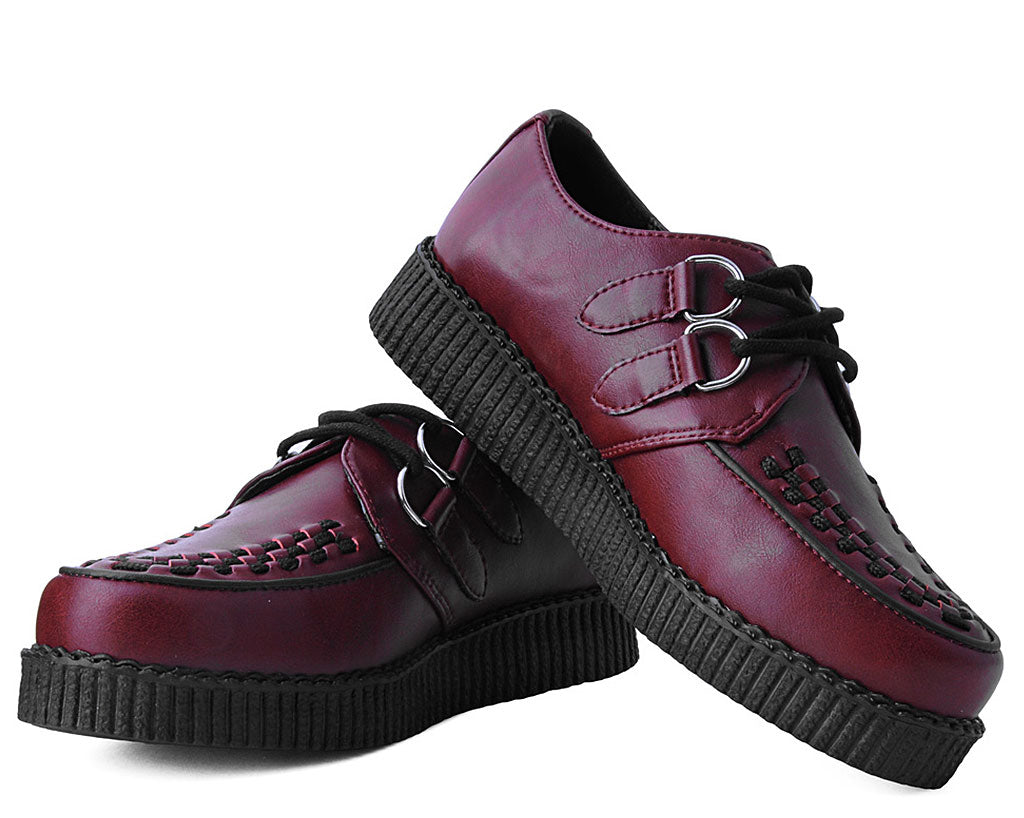 T.U.K CHERRY RED TUKSKIN VEGAN VIVA LOW CREEPER