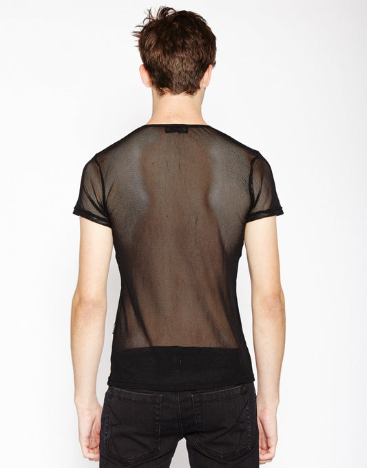 SHORT SLEEVE FISHNET