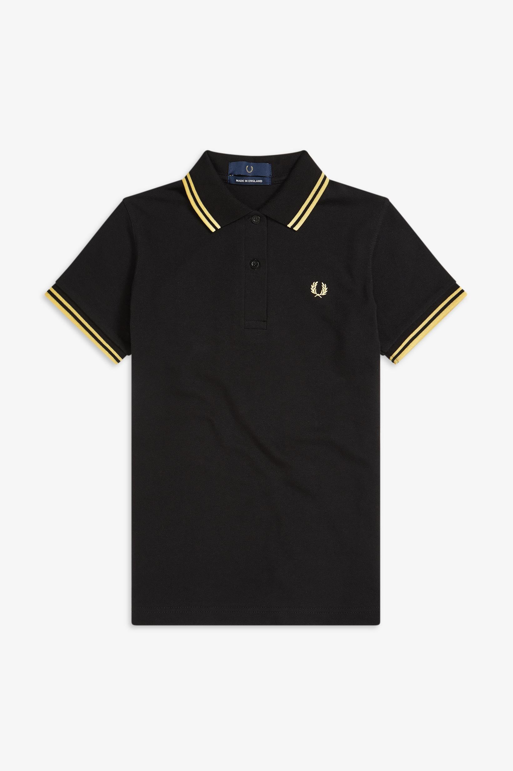 美品　FRED PERRY Lace Polo Shirt(10) M2420_102_V2_Q126_MOD1_FRONT.JPG