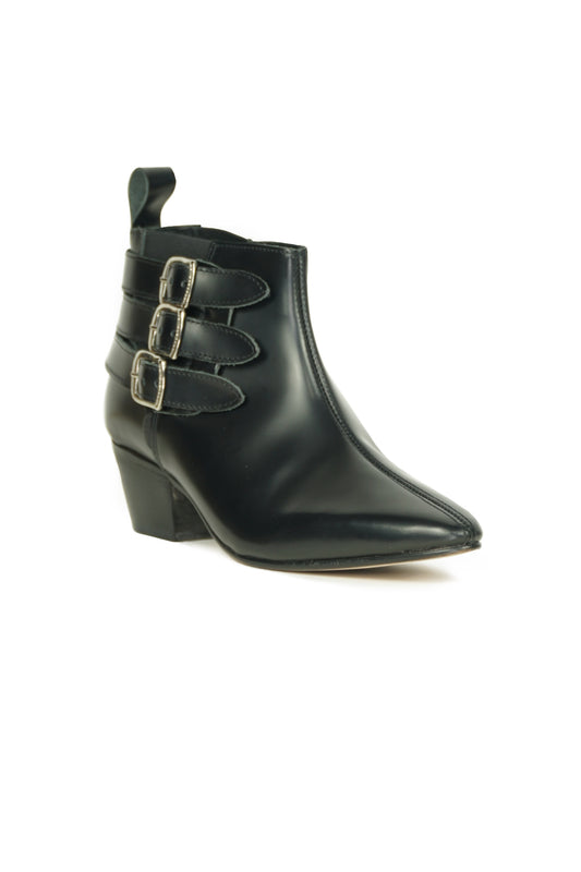 UNDERGROUND 3 BUCKLE ANKLE BOOT