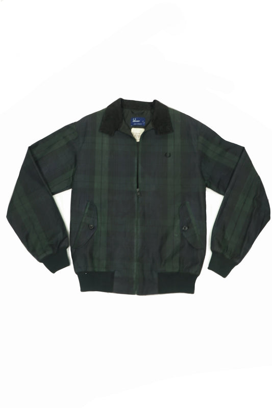 BLACK WATCH WAX HARRINGTON JACKET