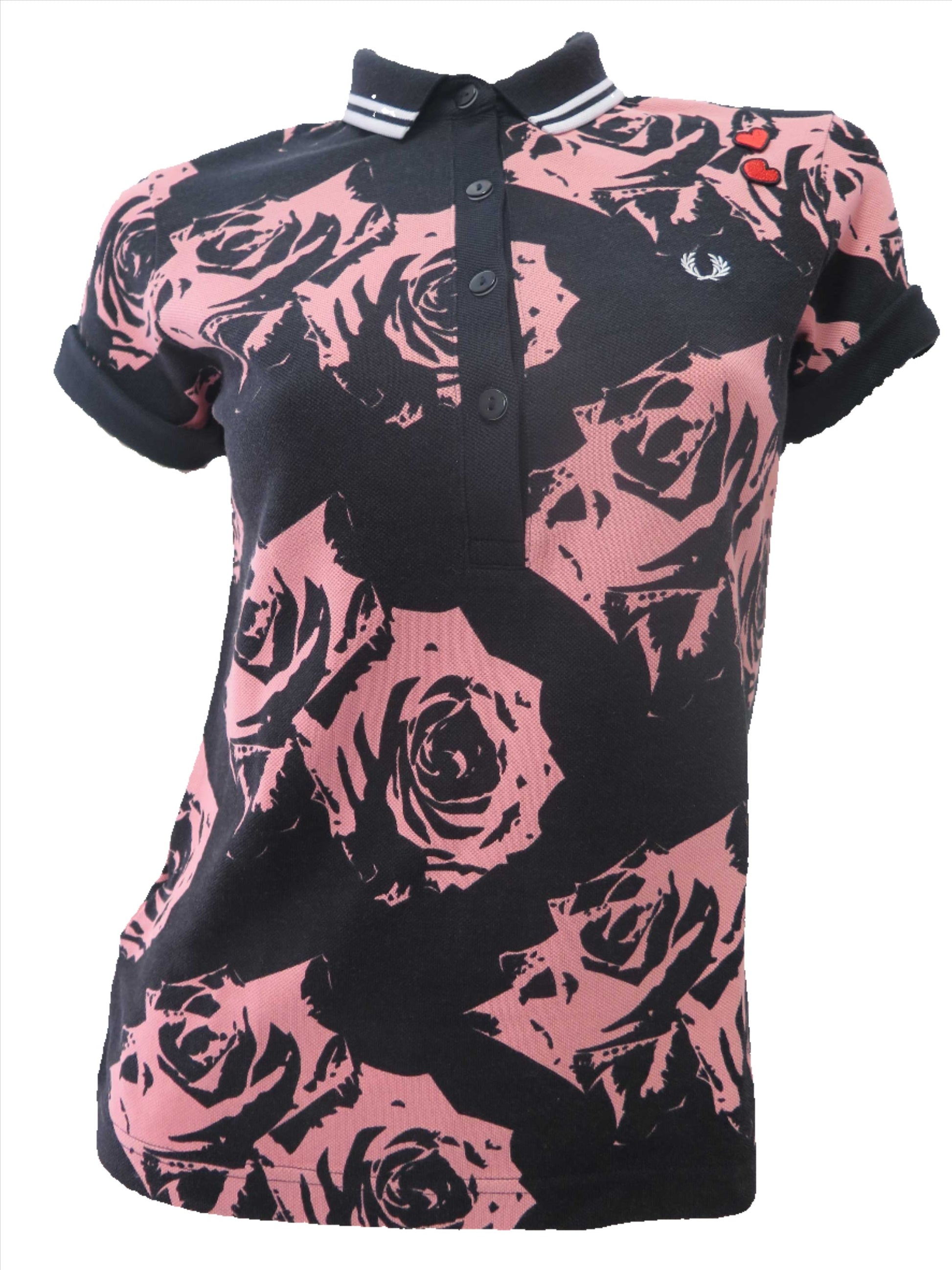 AMY WINEHOUSE ROSE PRINT SHIRT