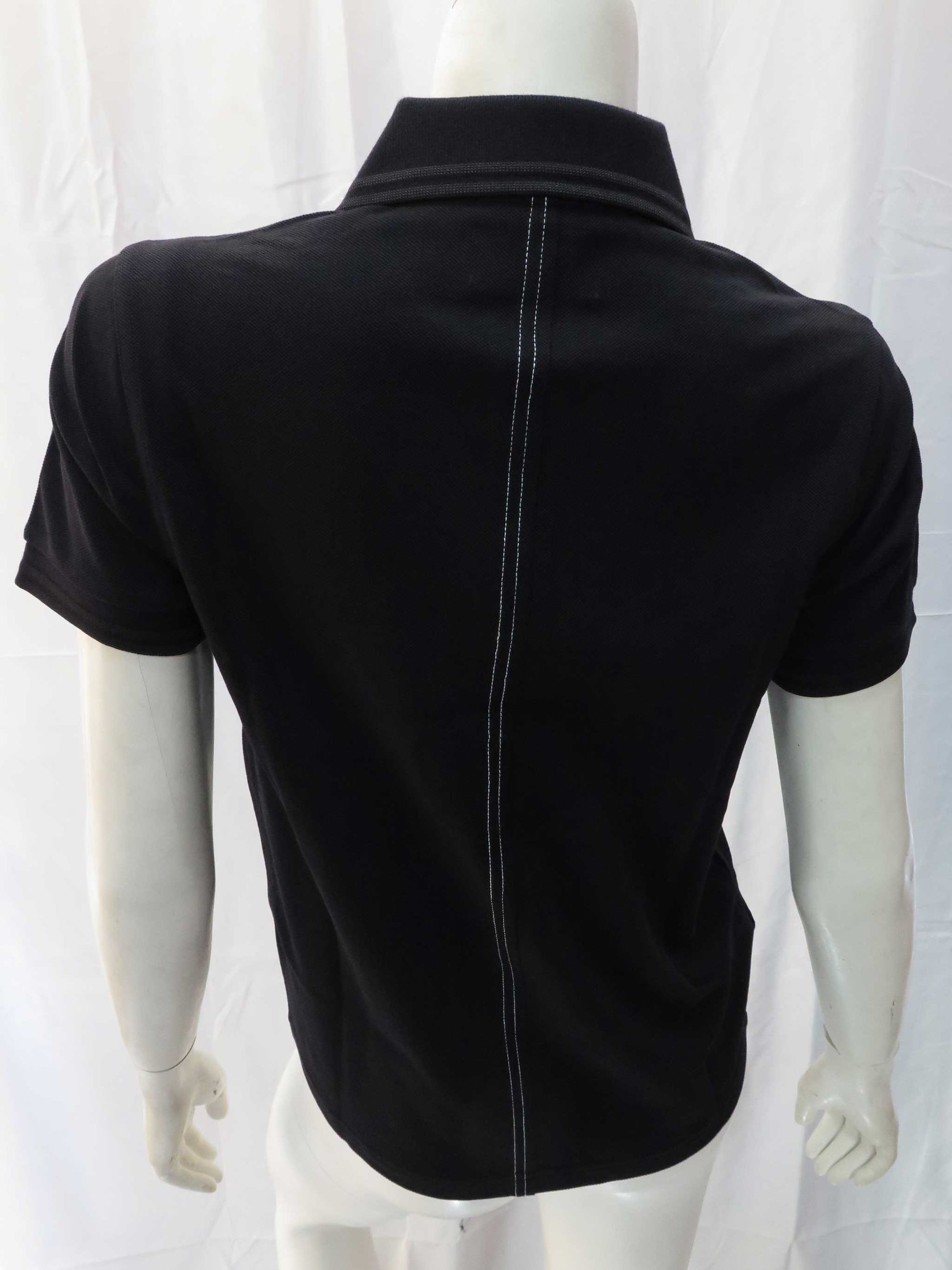 LADIES FRED PERRY x LE KILT CUT & SEW PIQUE SHIRT (BLACK)