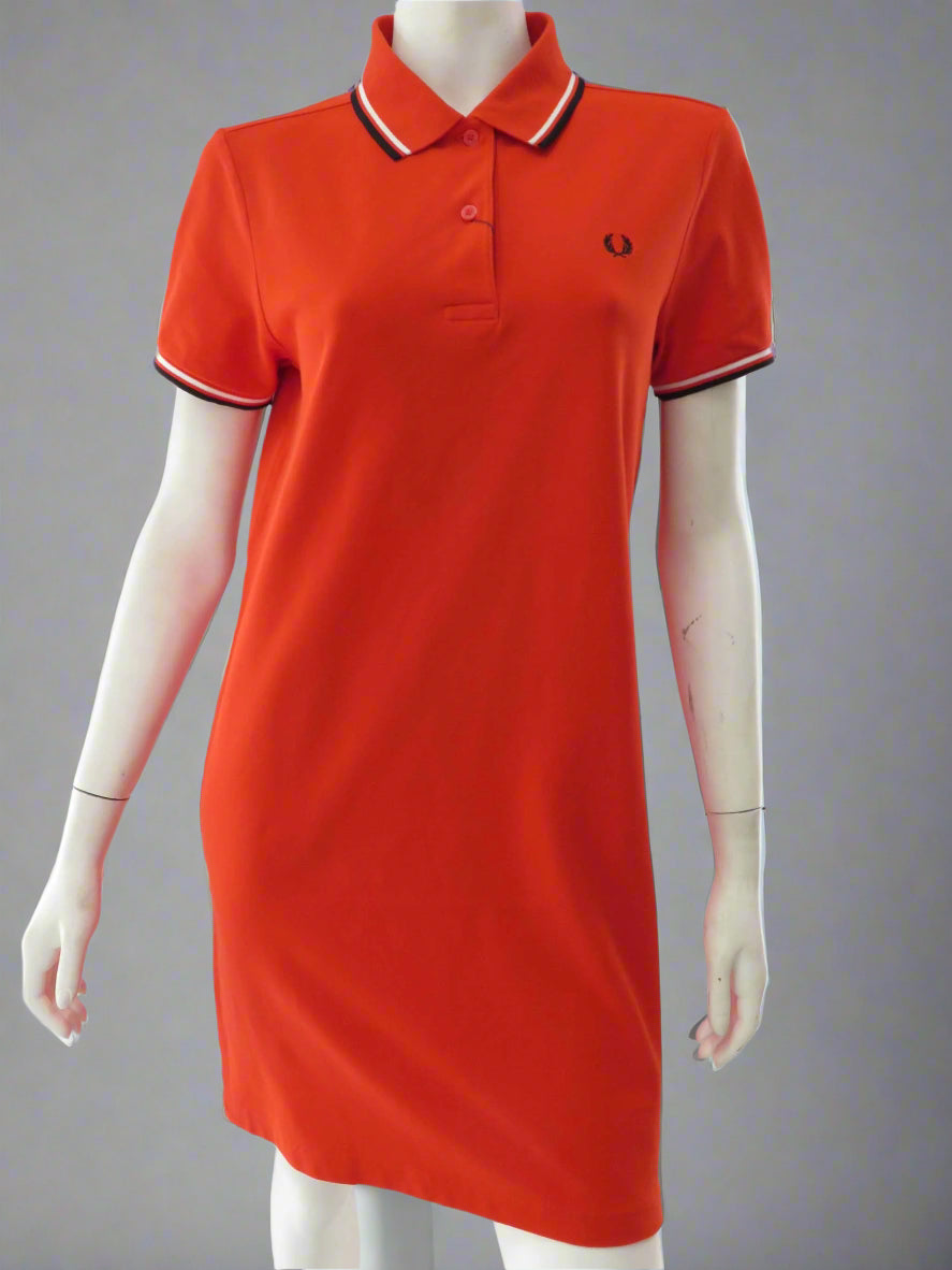 red fred perry dress Amy Winehouse Fire Red Bandana Print Fred Perry Shirt Dress Posers Hollywood