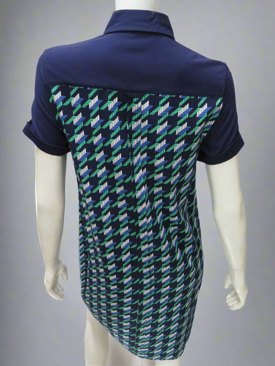 Fred Perry Graphic Houndstooth Shirt Dress