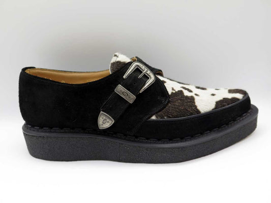 COW PRINT WESTERN MONK CREEPER