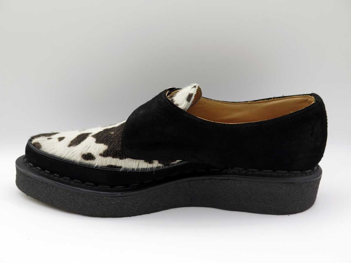 COW PRINT WESTERN MONK CREEPER