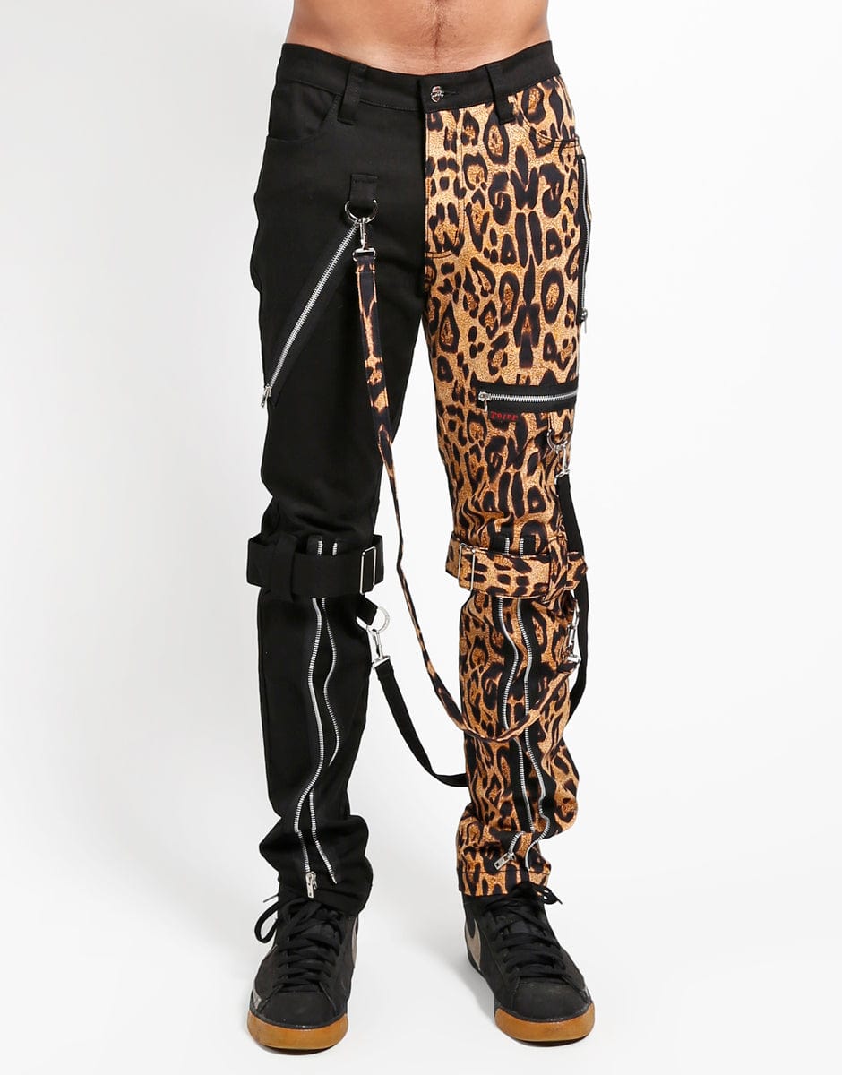 TRIPP NYC SPLIT LEG PLAID BONDAGE PANT