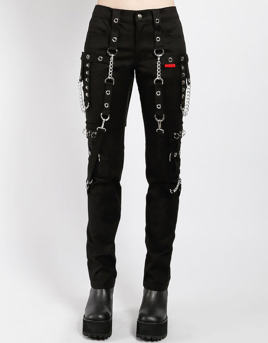 BLACK & BLACK STITCH NO EXCUSE PANT