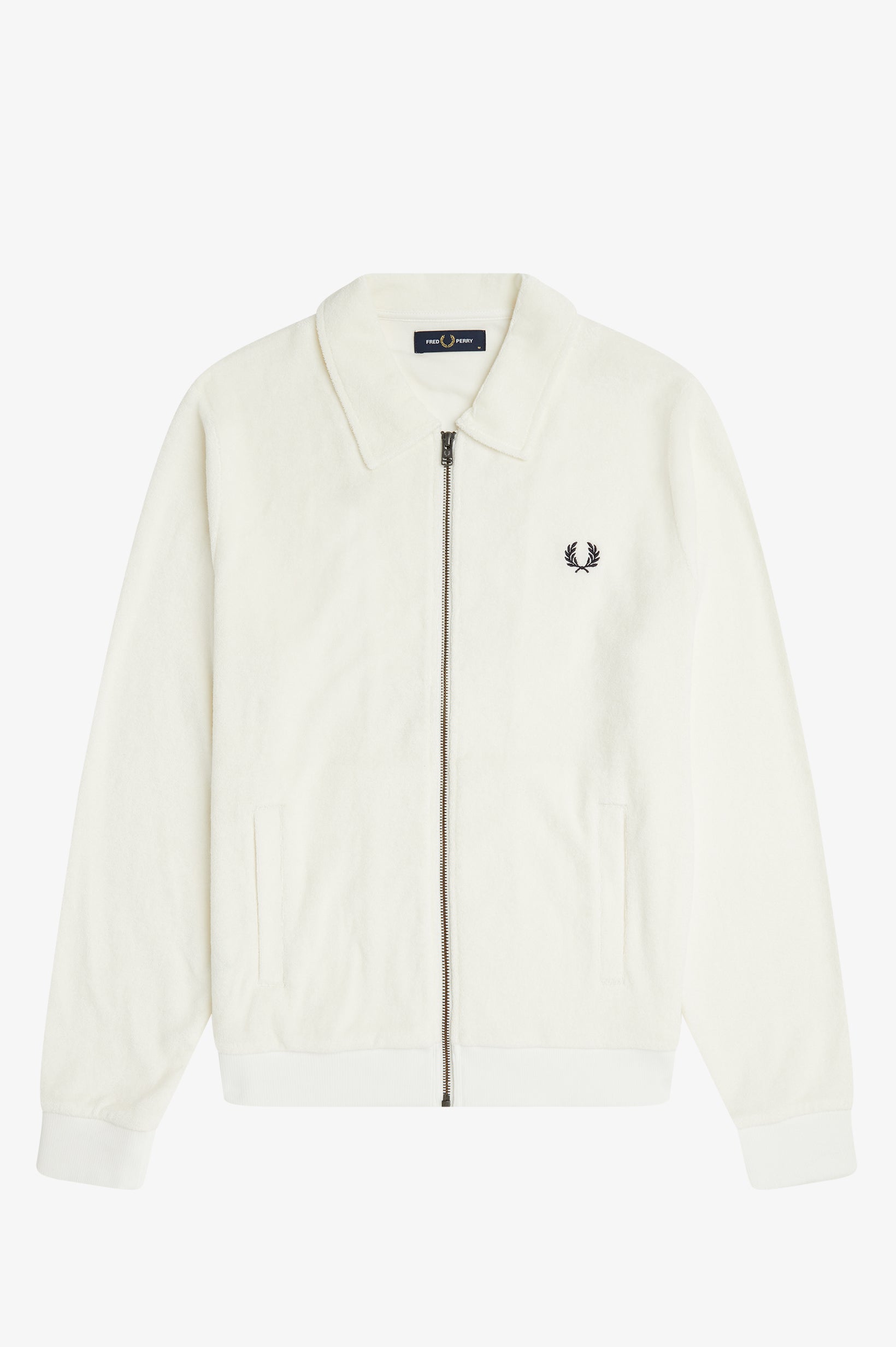 SNOWWHITE TOWELLING TRACK JACKET