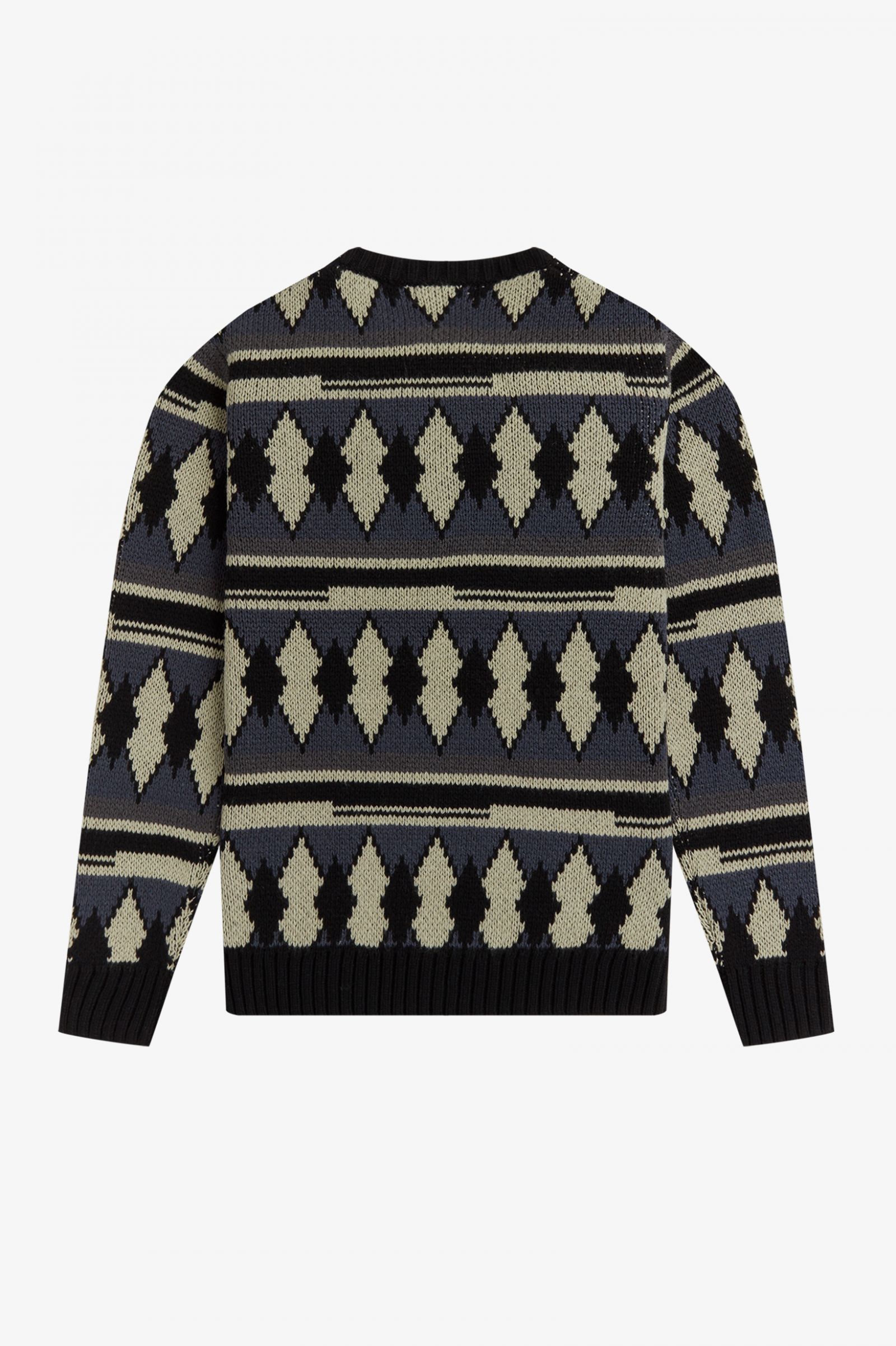 CHUNKY JACQUARD JUMPER BY FRED PERRY