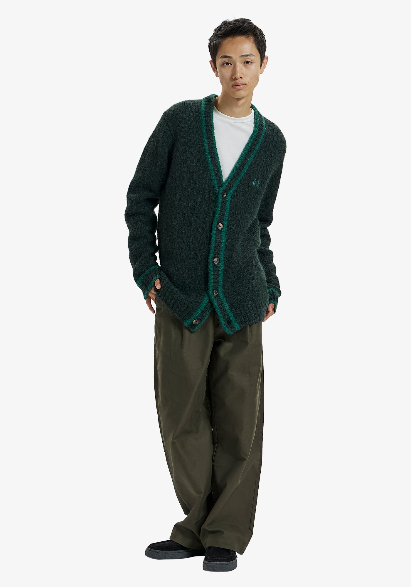 Fred Perry Alpaca Blend Cardigan