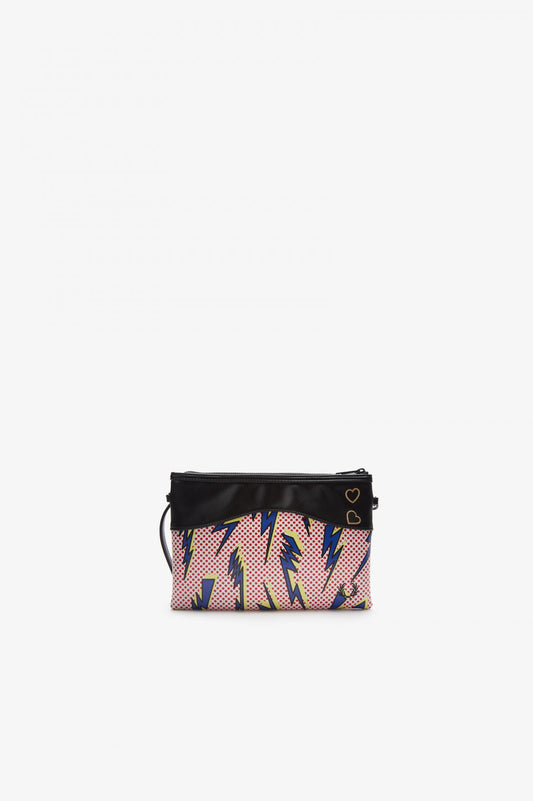 AMY WINEHOUSE Lightning Print Side Bag