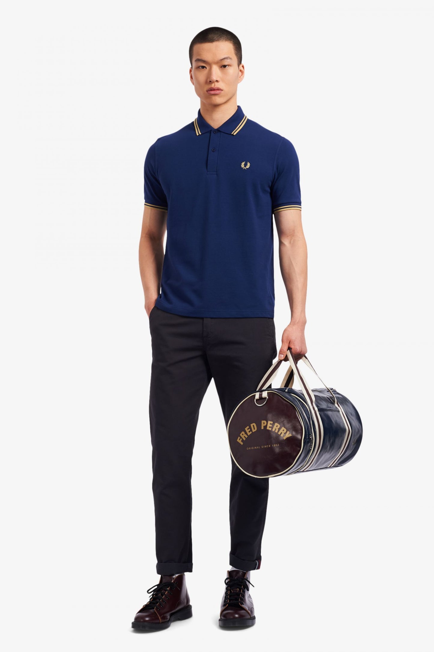 M12 TWIN TIPPED FRED PERRY SHIRT