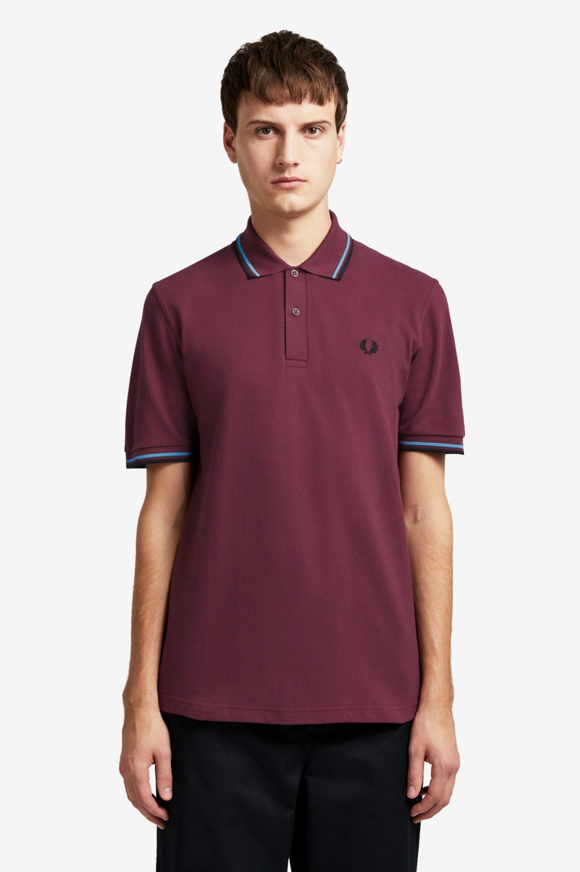 FRED PERRY Polo Shirt maroon – Posers Hollywood