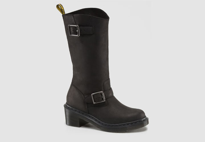 ROWENA BLACK SUEDE WILDHORSE