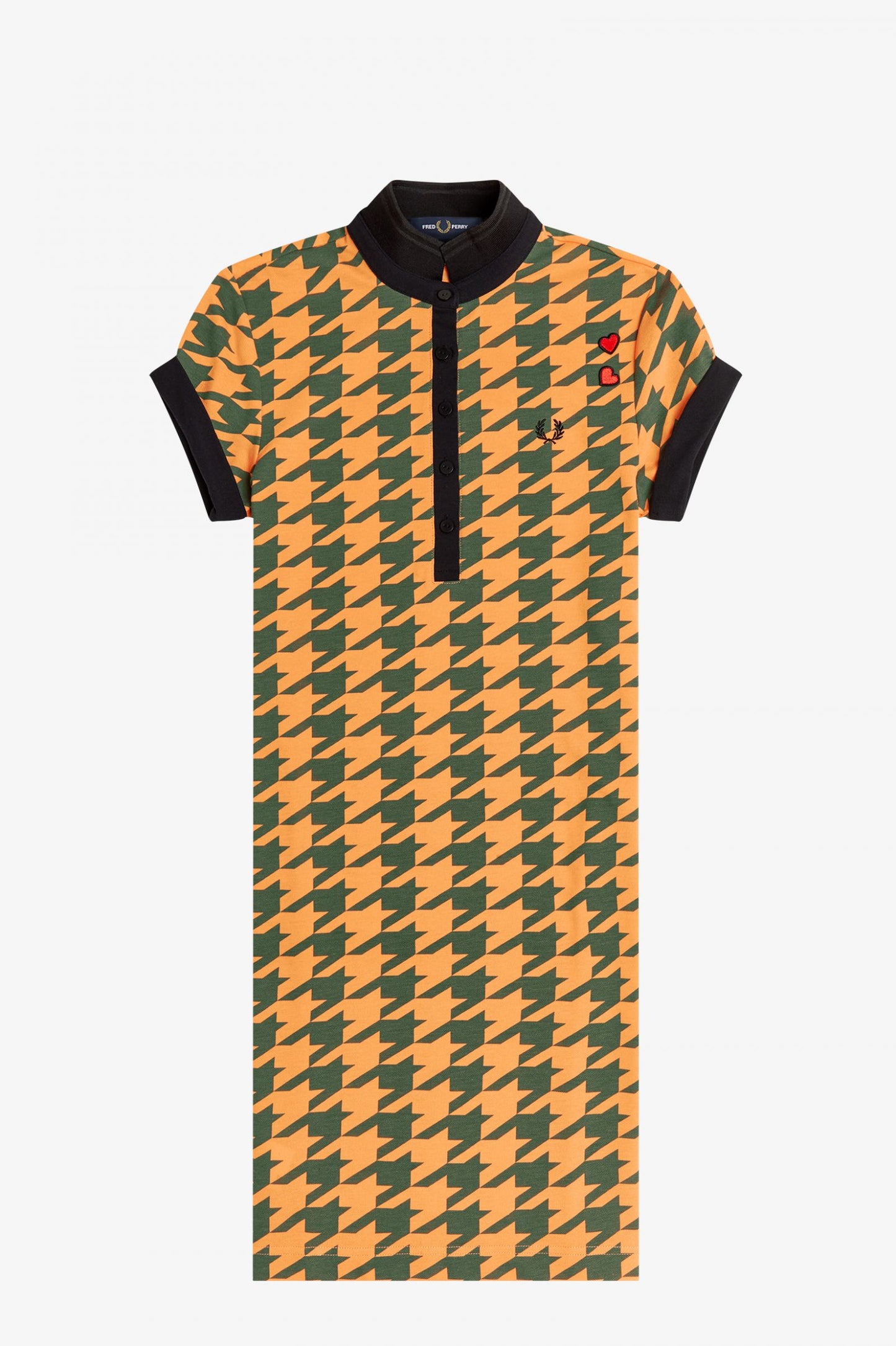 Amy Winehouse HOUNDSTOOTH PIQUE SHIRT DRESS