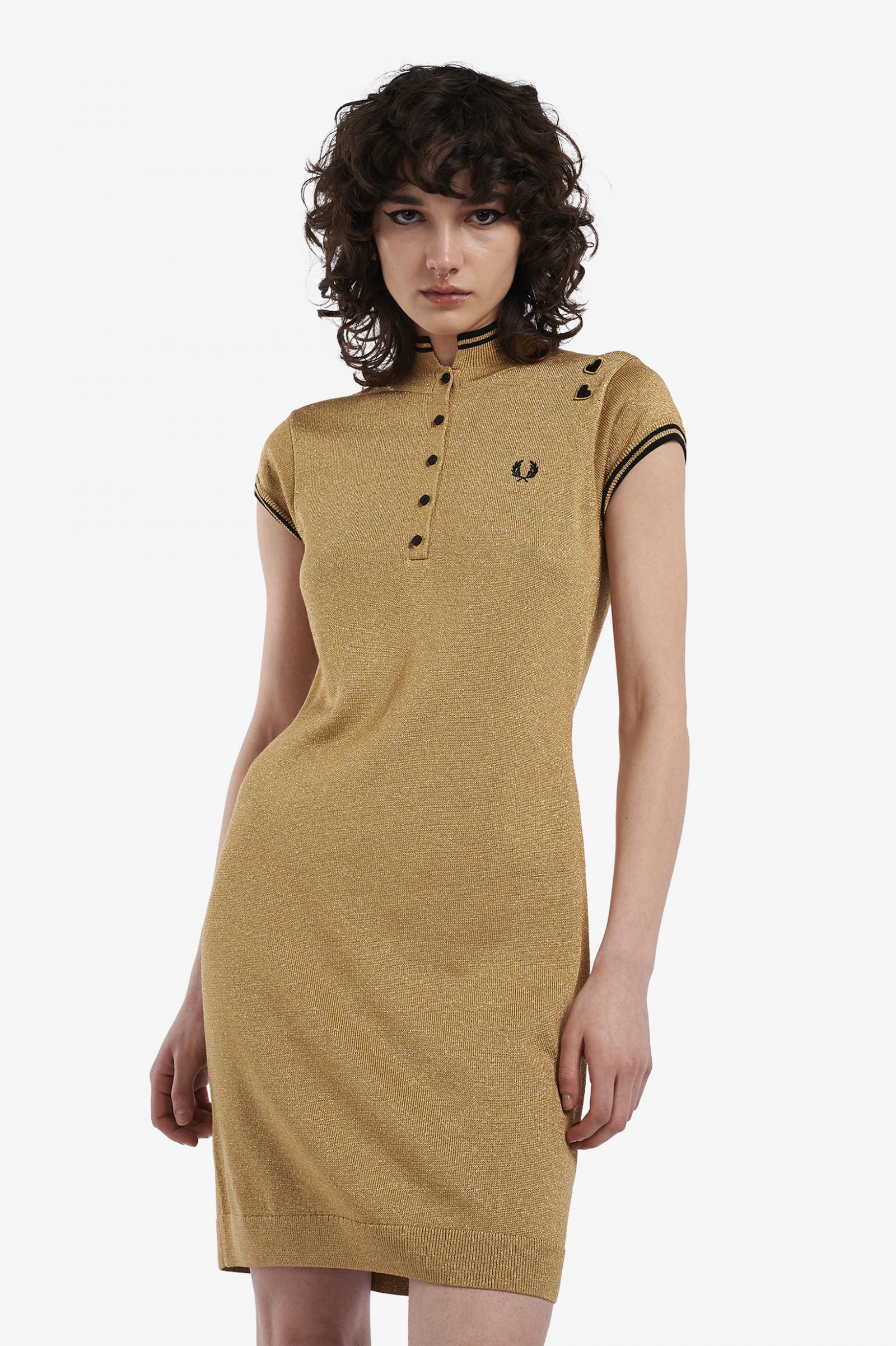 Amy Winehouse Gold Metallic Knitted Dress Posers Hollywood Amy Winehouse Gold Metallic Knitted Dress Posers Hollywood