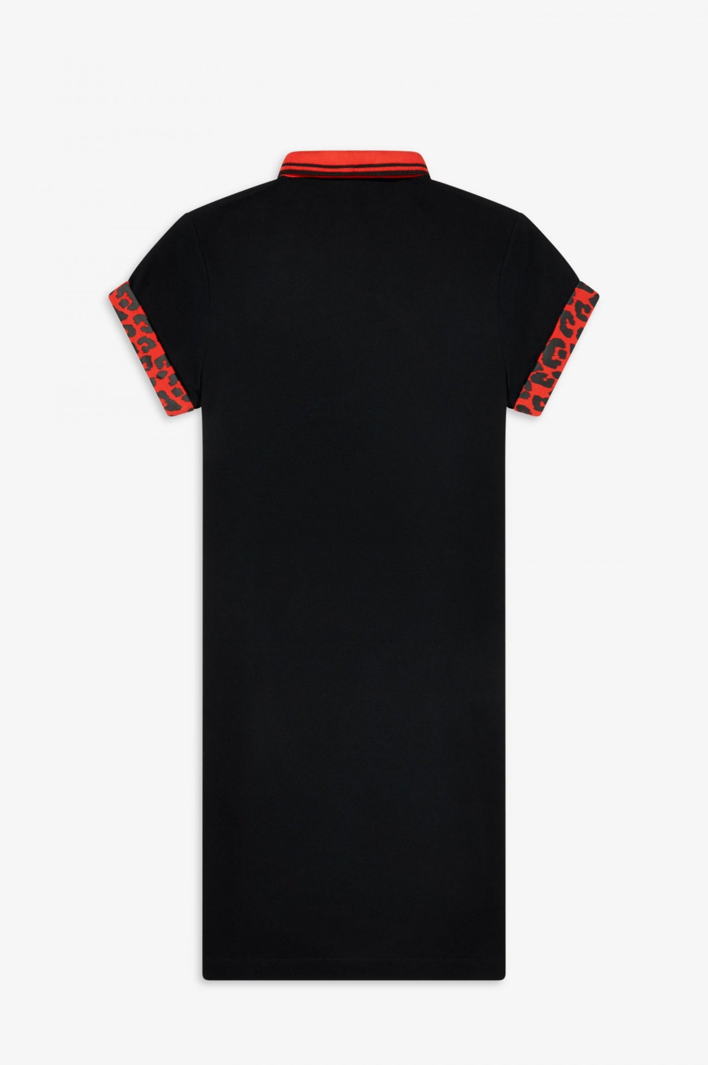 AMY WINEHOUSE TIPPED PIQUE LEOPARD DRESS