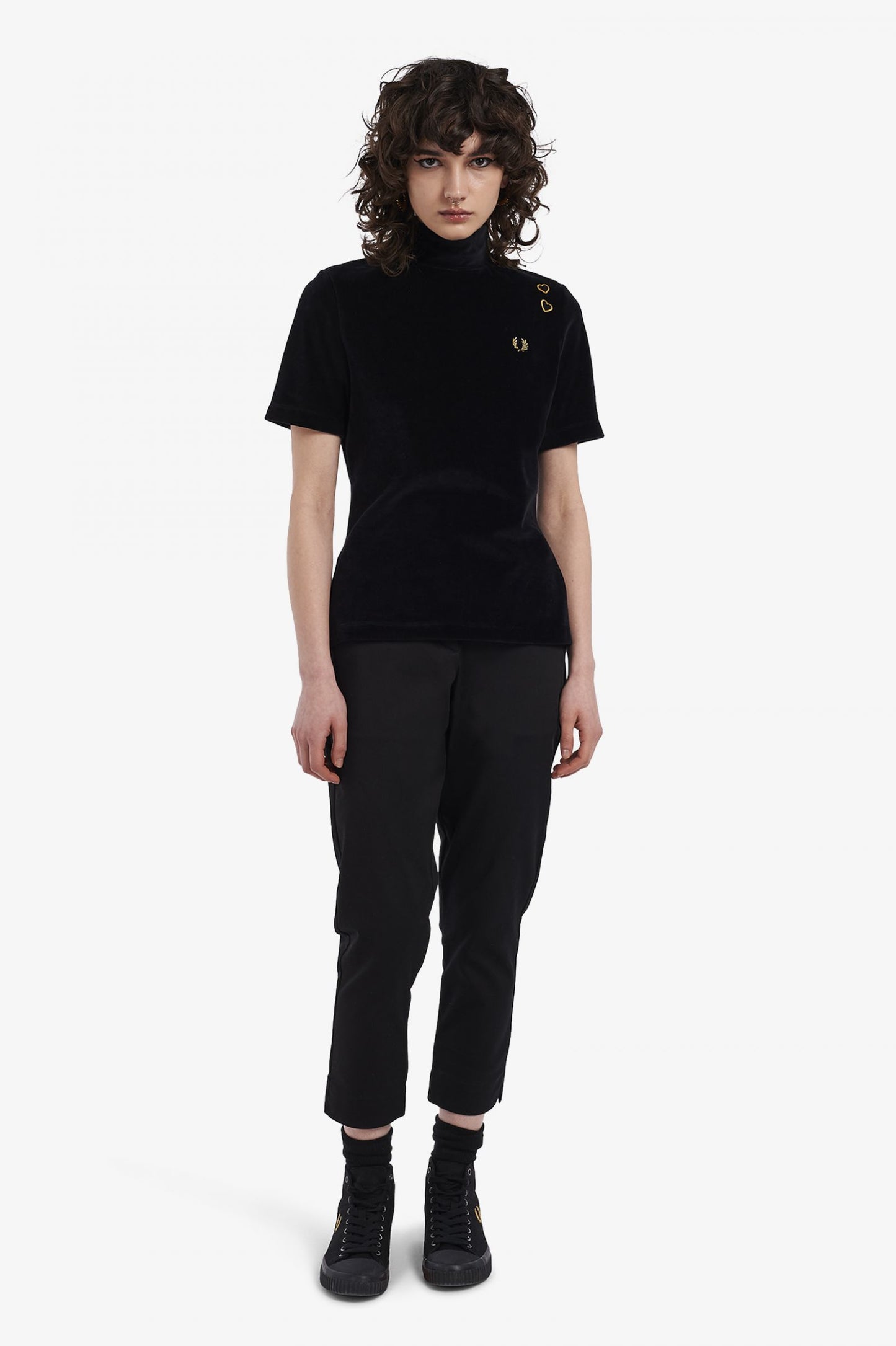 AMY WINEHOUSE VELOUR TOP