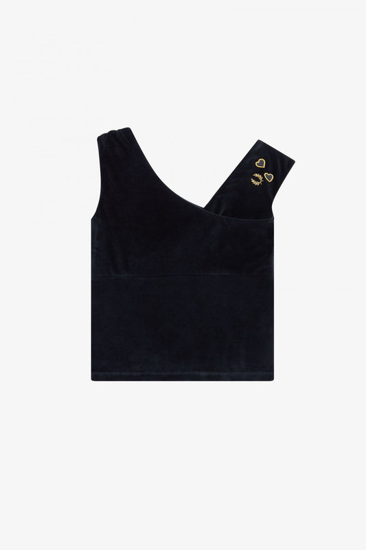 AMY WINEHOUSE Off-The-Shoulder Knitted ToP