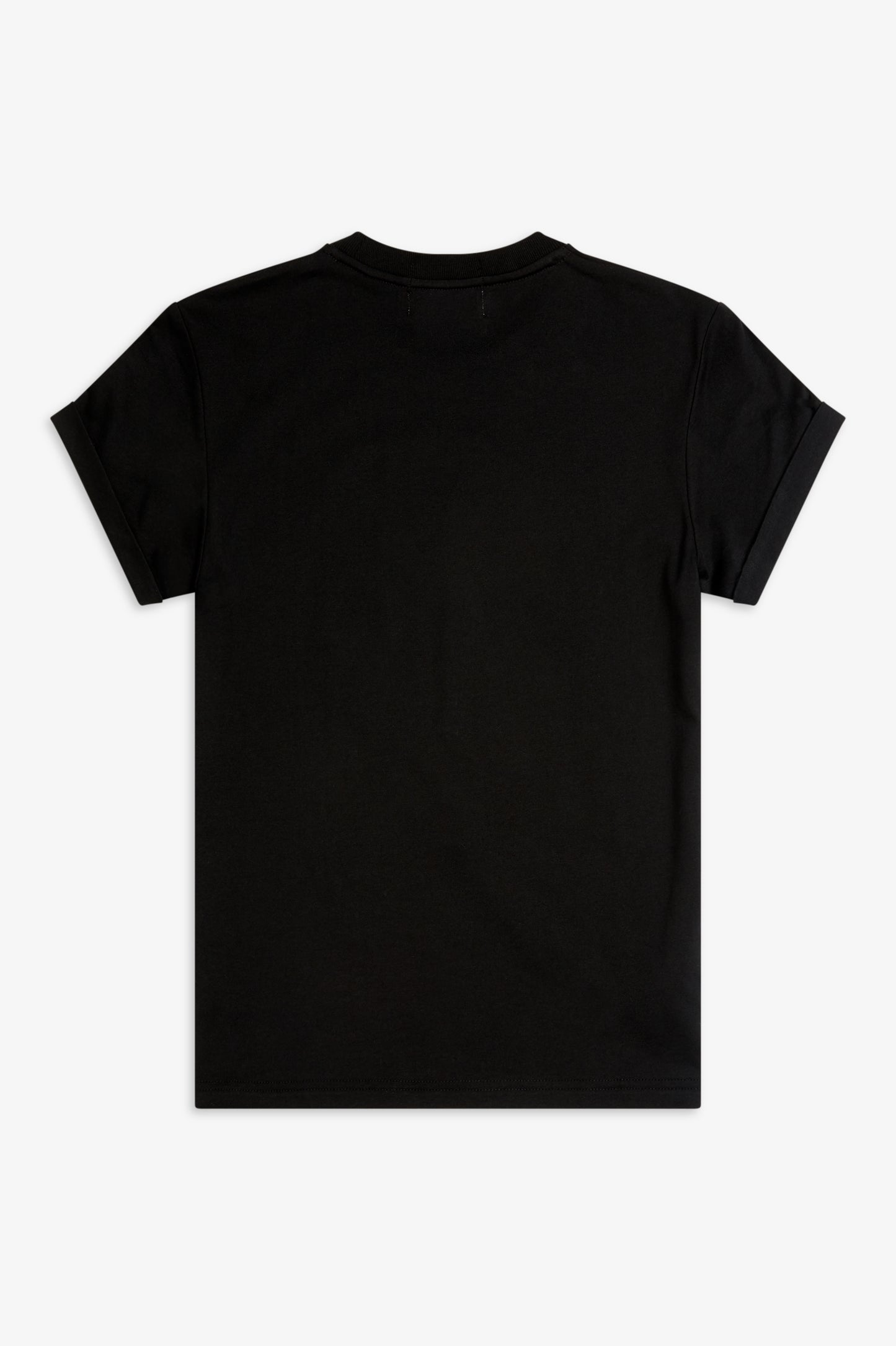 BLACK AMY WINEHOUSE ROSE PRINT TEE
