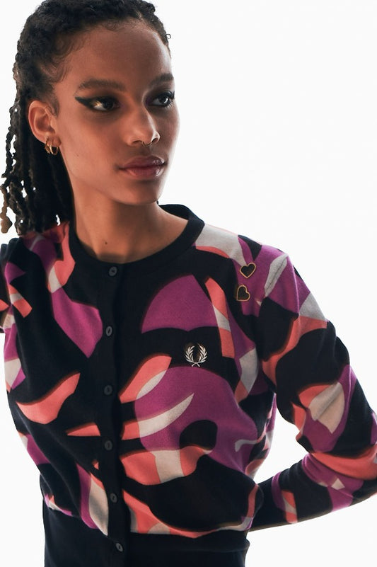 AMY WINEHOUSE ABSTRACT CARDIGAN