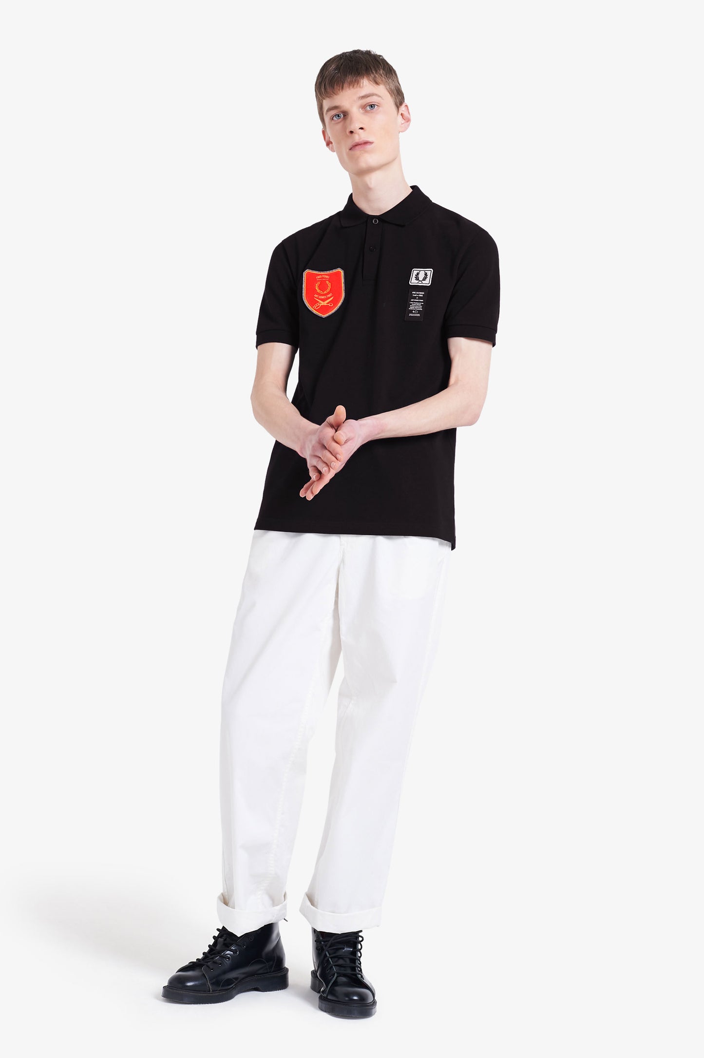 Shield Patch Polo Shirt