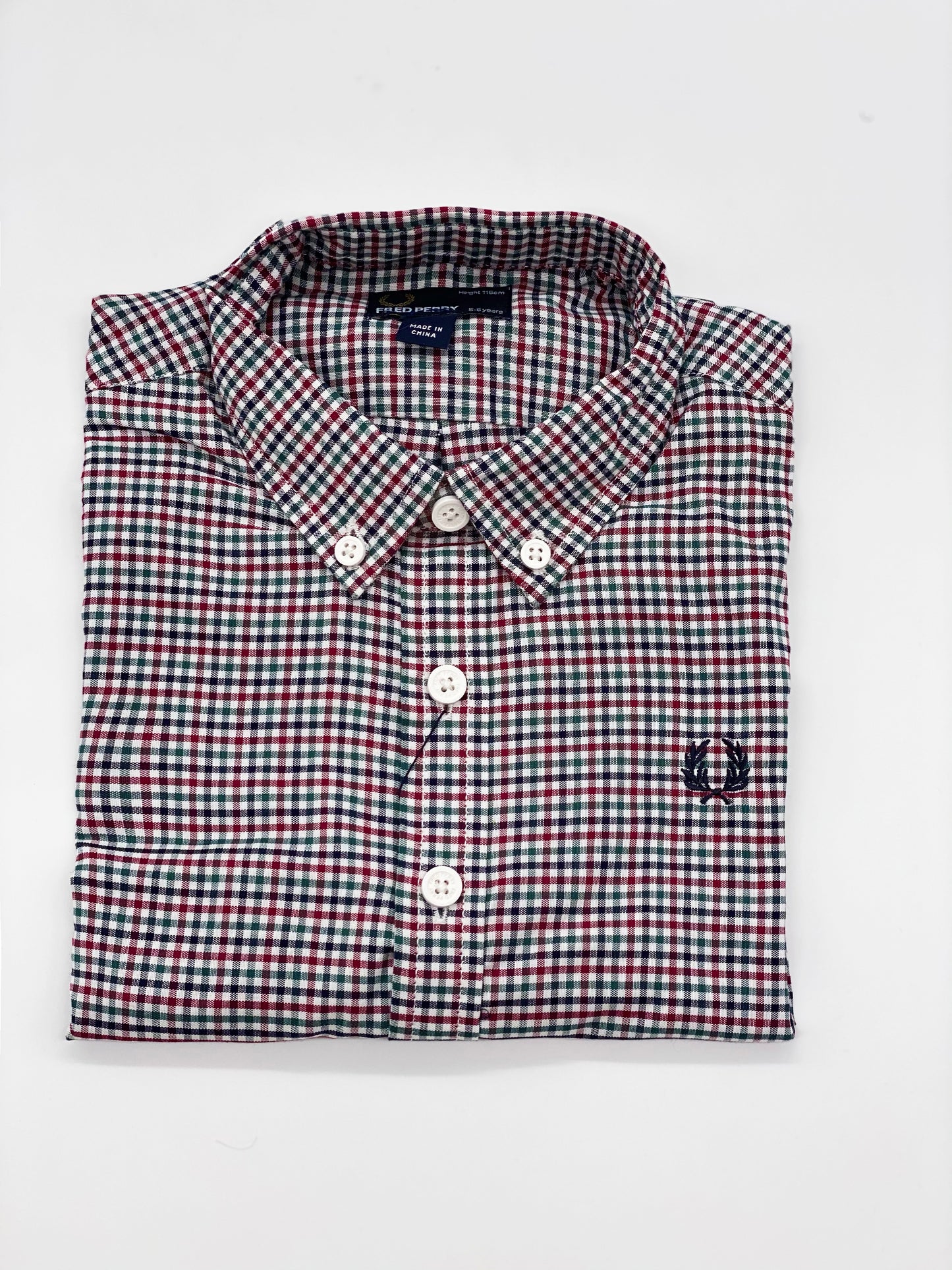 KIDS PORT GINGHAM SHIRT