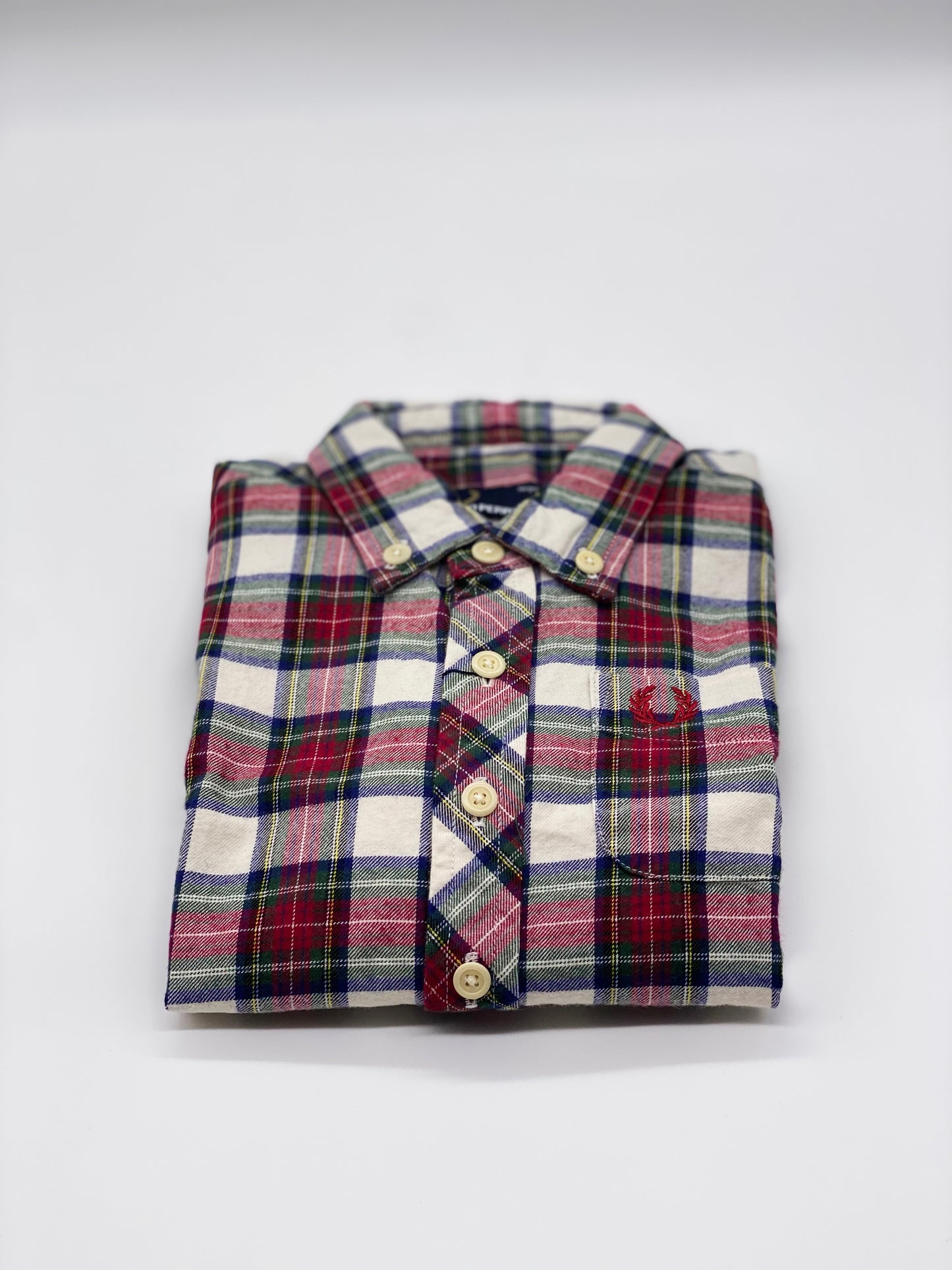 KIDS ECRU BRUSHED STEWART SHIRT