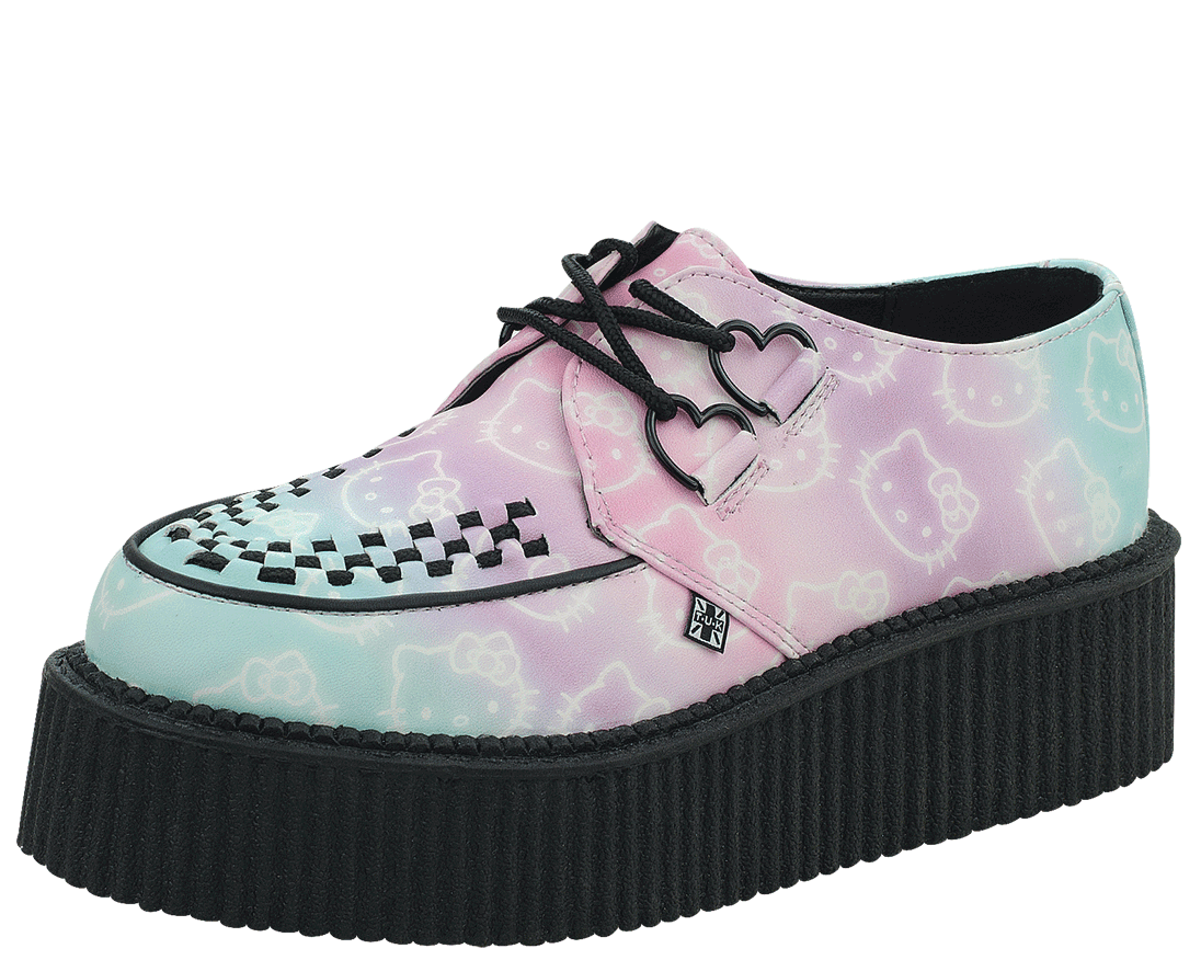 T.U.K Hello Kitty All Over Ombre Viva Mondo Creeper – Posers Hollywood T.U.K Hello Kitty All Over Ombre Viva Mondo Creeper – Posers Hollywood
