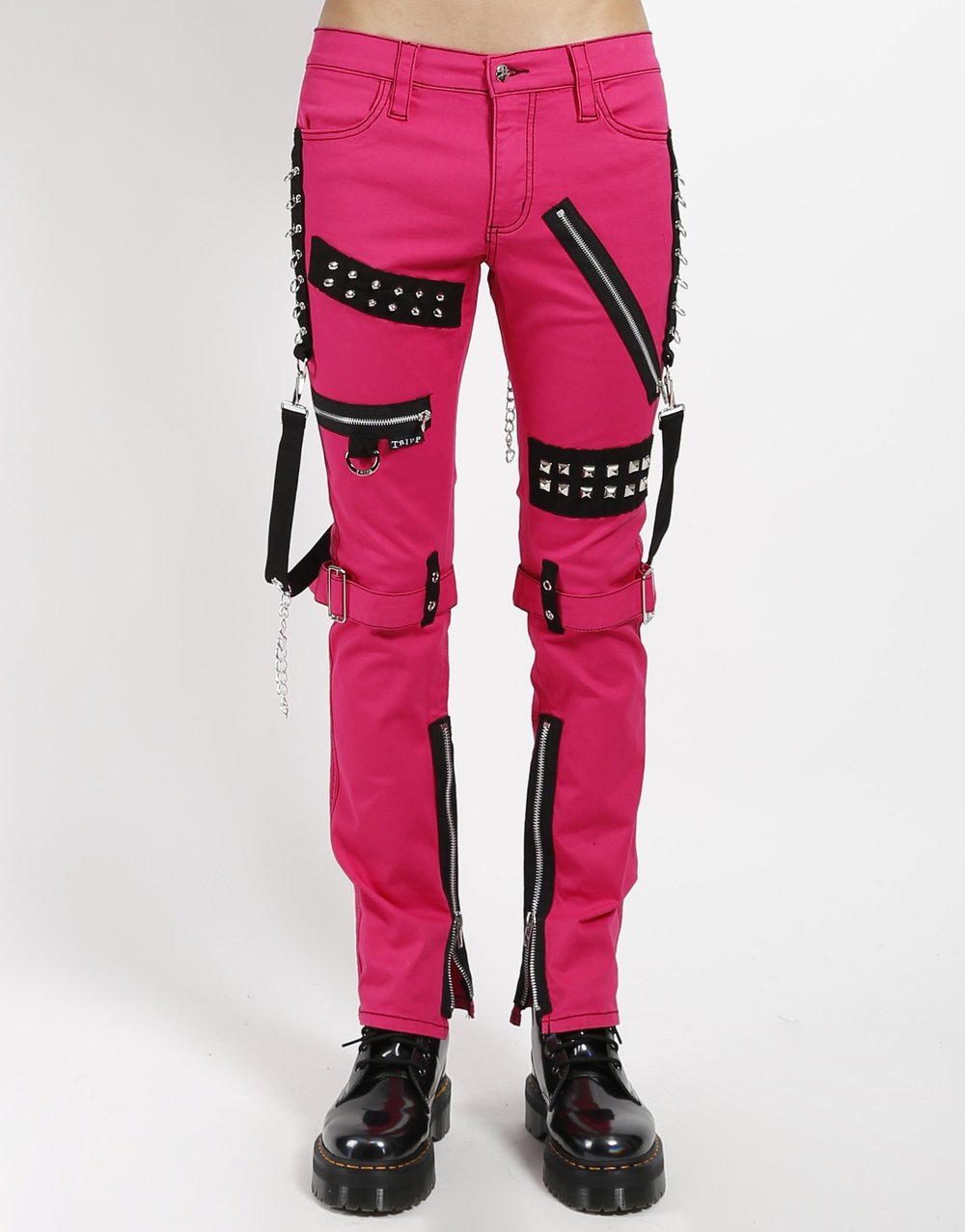 Tripp Nyc Pink Studded Bondage Pant – Posers Hollywood